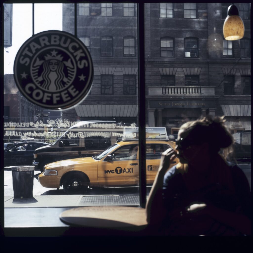 Girl at Starbucks